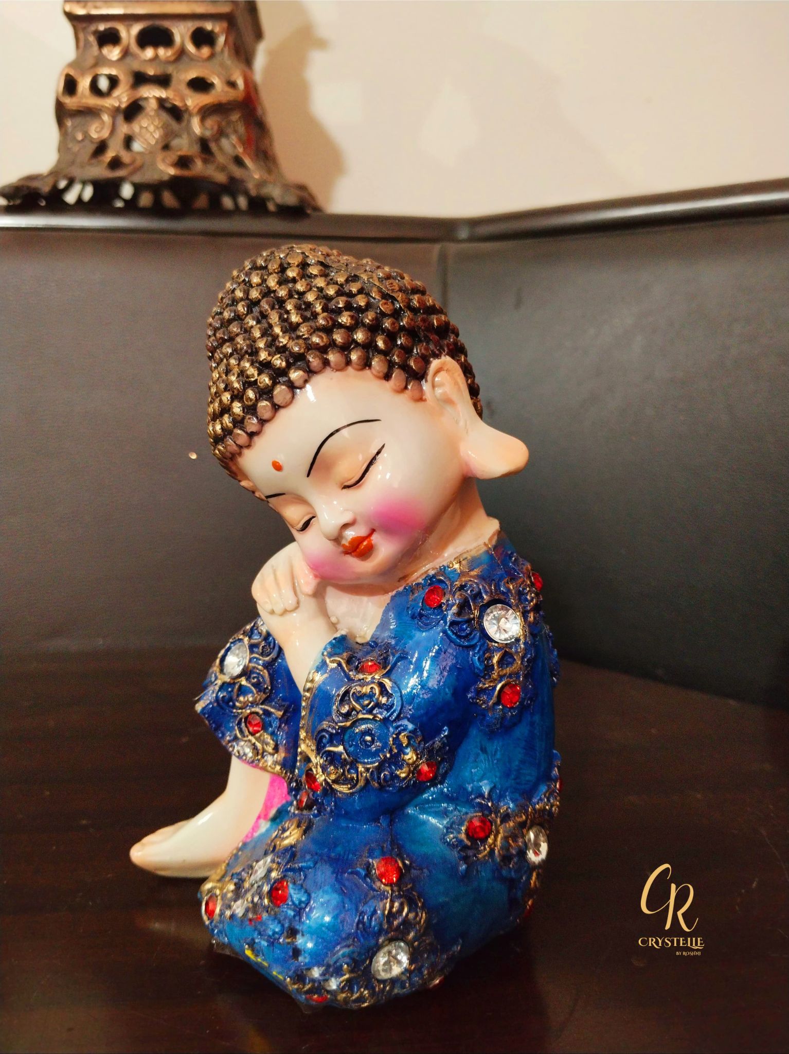 Polystone Thinking Buddha
